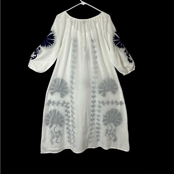 Dolma Embroidered Peasant Dress - Picture 2 of 6